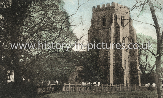 St. Nicholas Church, Canewdon, Essex. c.1908